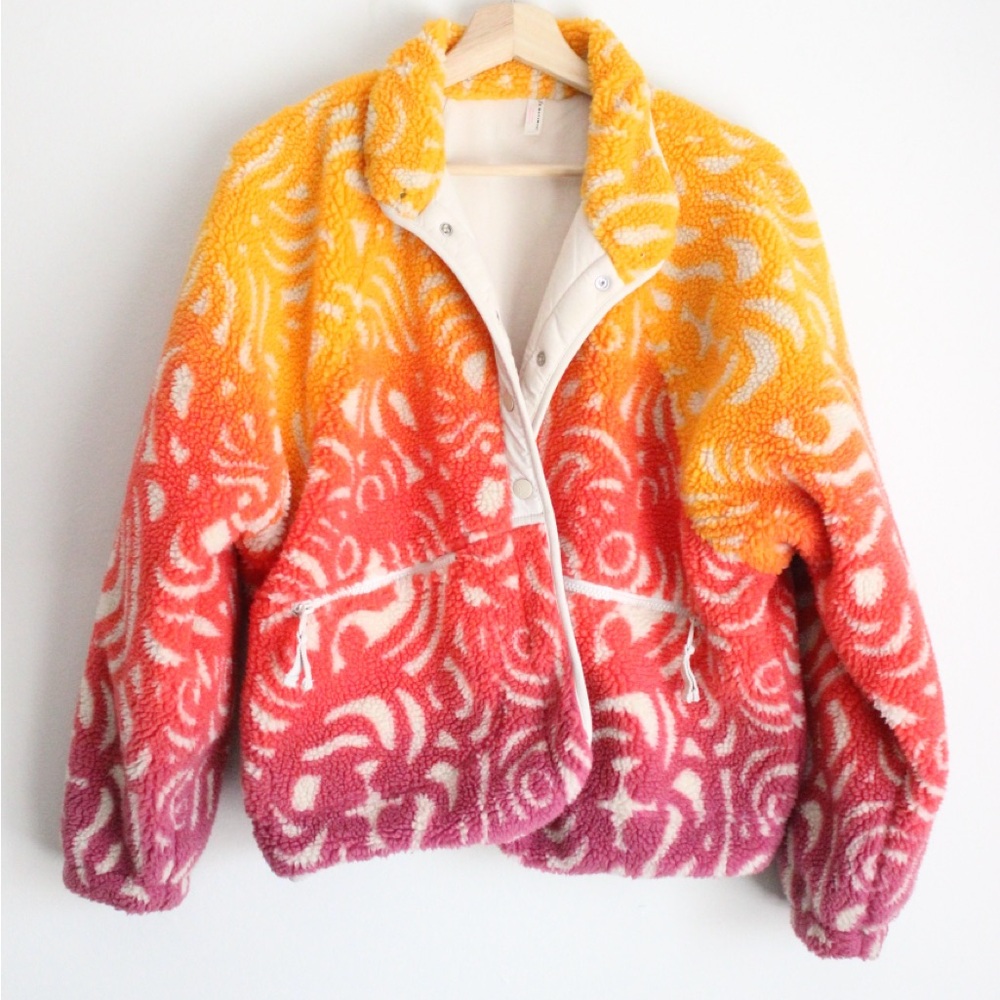 Fp Movement Gradient Ski Jacket With Swirling Pat… - image 1